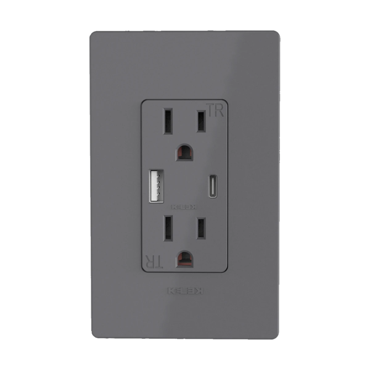 KELEK CONT-2-G1 contacto doble gris